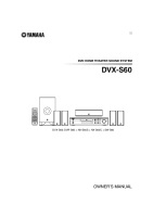 Yamaha DVXS-60-E - Owners Manual 